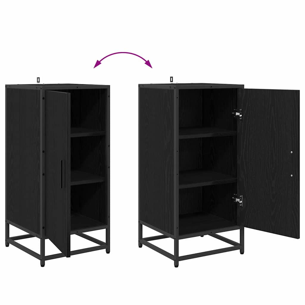 Πλαϊνό γραφείο Μαύρη Οξυά 35,5 x 35 x 76 εκ