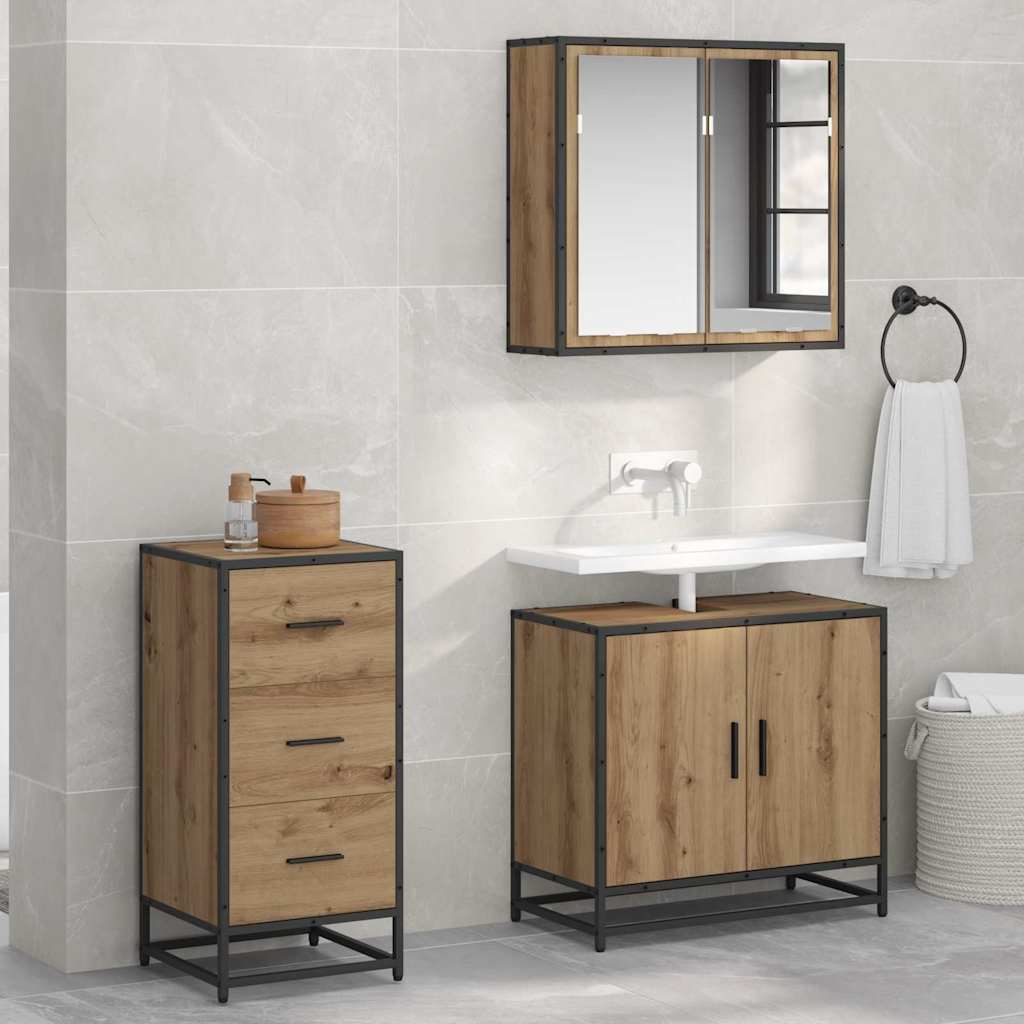 Πλαϊνό γραφείο Artisan Oak 35.5 x 35 x76 εκ