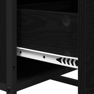 Πλαϊνό γραφείο Μαύρη Οξυά 35.5 x 35 x76 εκ