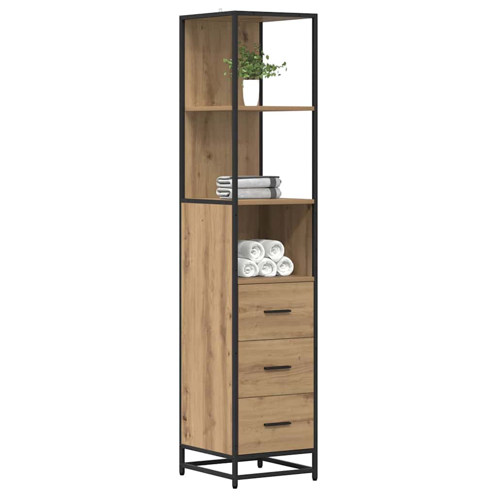 Σετ Επίπλων Μπάνιου με συρτάρι Artisan Oak 35 x 37,5 x 166 εκ. - Pakobazaar