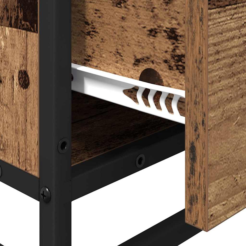 Σετ Επίπλων Μπάνιου με συρτάρι Παλιό Ξύλο 35 x 37,5 x 100 εκ. - Pakobazaar