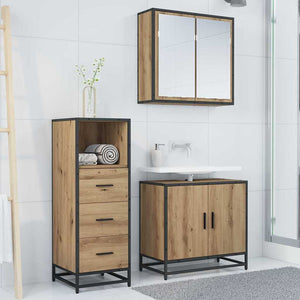 Σετ Επίπλων Μπάνιου με συρτάρι Artisan Oak 35 x 37,5 x 100 εκ. - Pakobazaar