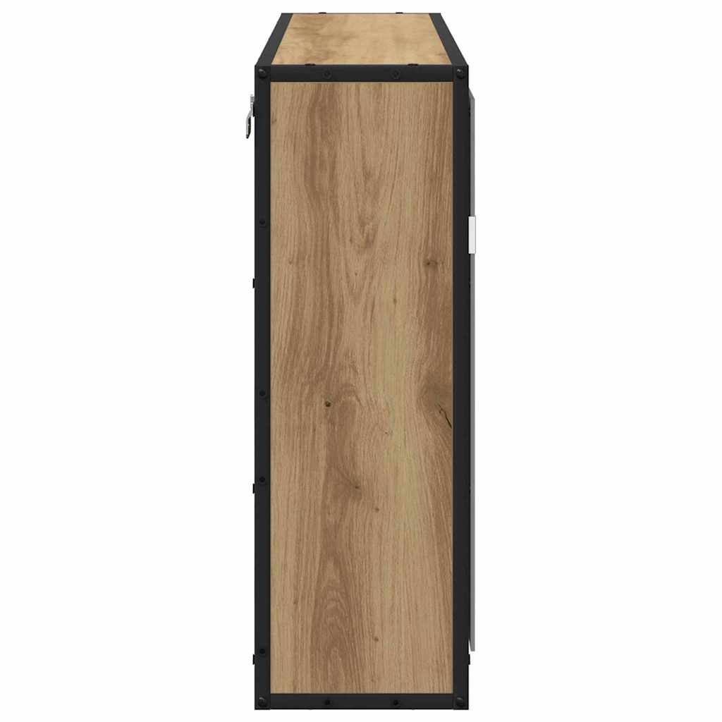 Ράφι Τοίχου με ράφι Επιτοίχιο Artisan Oak 65 x 20 x 60 εκ - Pakobazaar