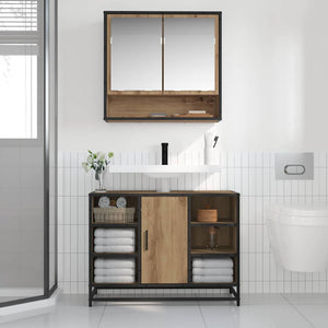 Ράφι Τοίχου με ράφι Επιτοίχιο Artisan Oak 65 x 20 x 60 εκ - Pakobazaar