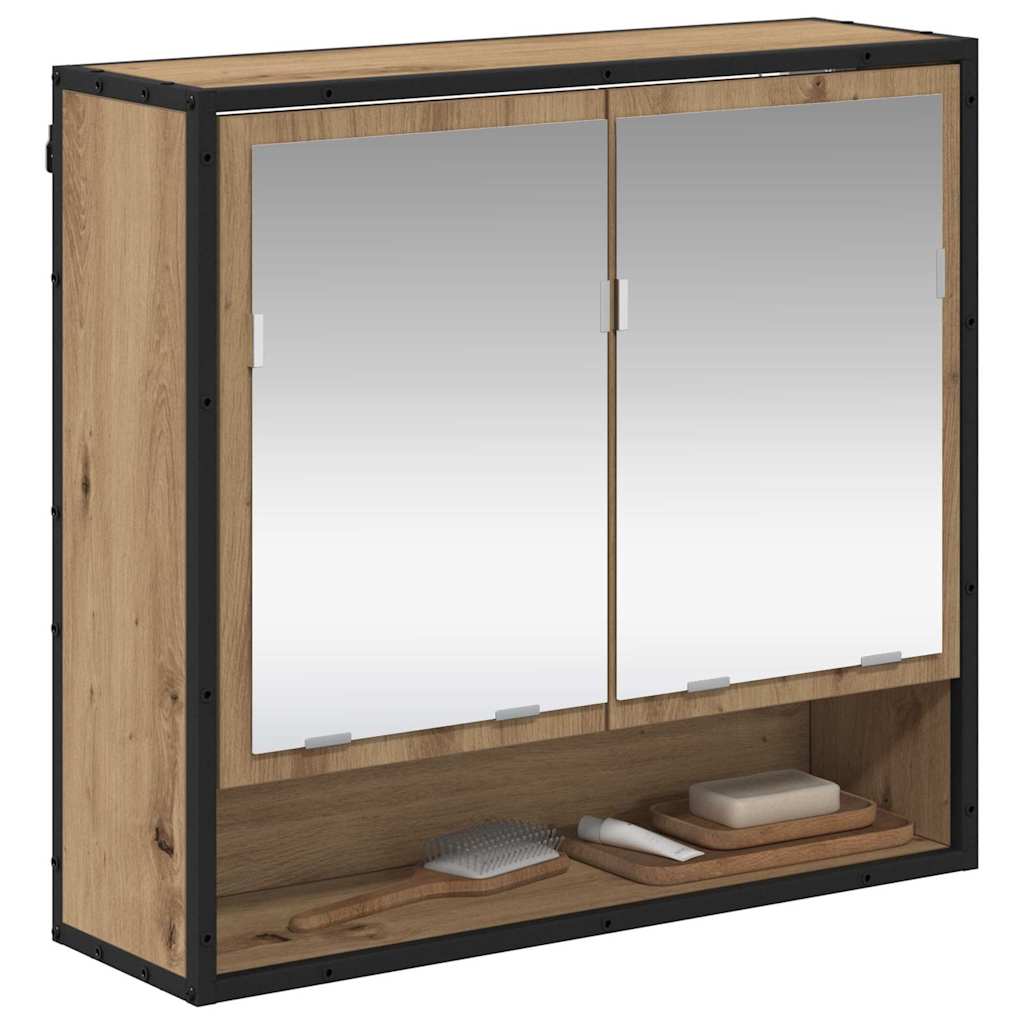 Ράφι Τοίχου με ράφι Επιτοίχιο Artisan Oak 65 x 20 x 60 εκ - Pakobazaar