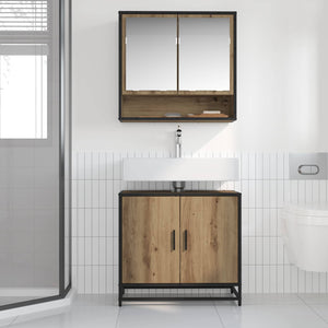 Ντουλάπα Νιπτήρα Mπάνιου artisan δρυς 65 x 33 x 60 εκ - Pakobazaar