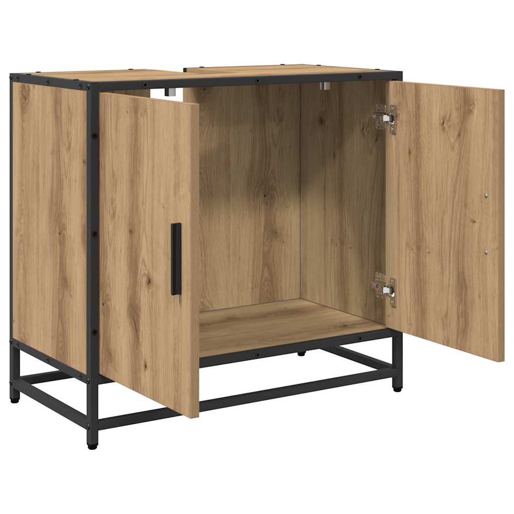 Ντουλάπα Νιπτήρα Mπάνιου artisan δρυς 65 x 33 x 60 εκ - Pakobazaar