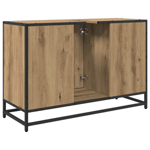 Ντουλάπι Μπάνιου με αποθήκευση Artisan Oak 90 x 33 x 60 εκ. - Pakobazaar