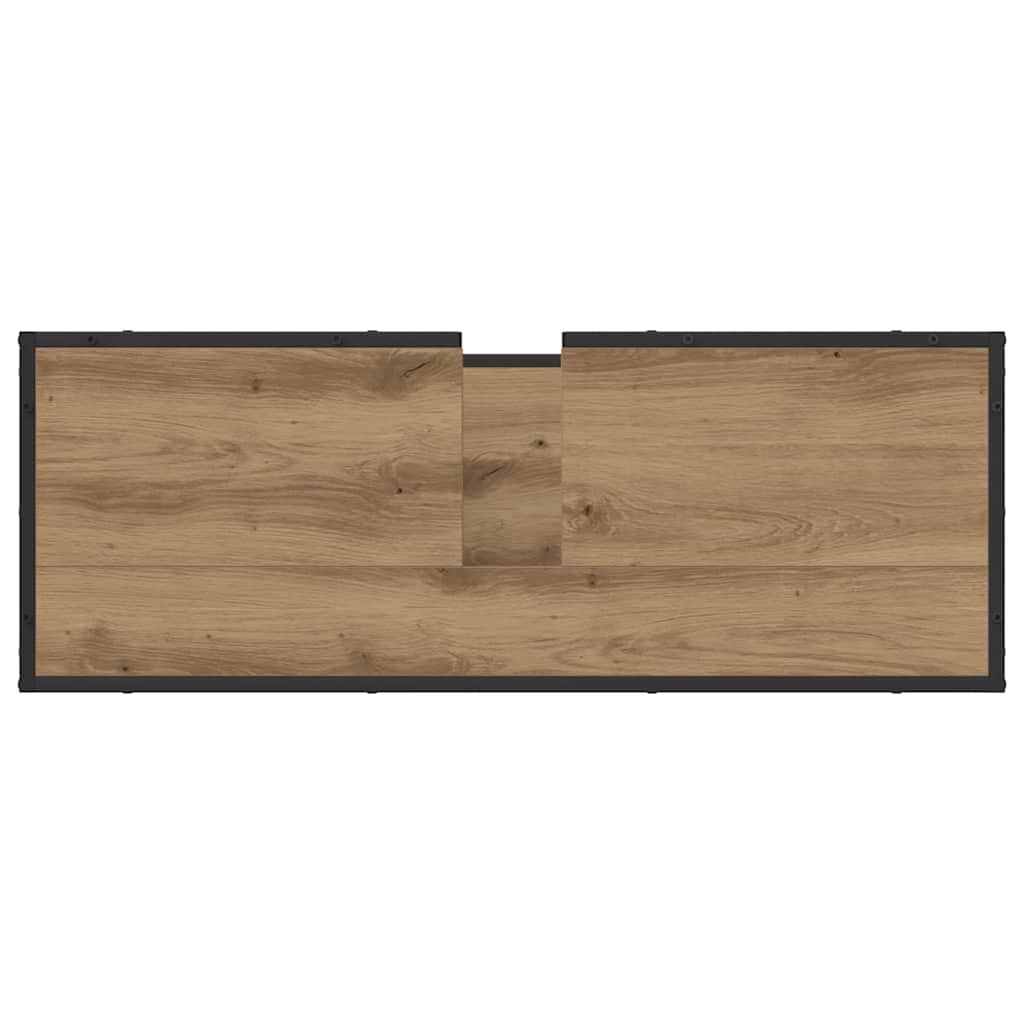 Ντουλάπι Μπάνιου με αποθήκευση Artisan Oak 90 x 33 x 60 εκ. - Pakobazaar