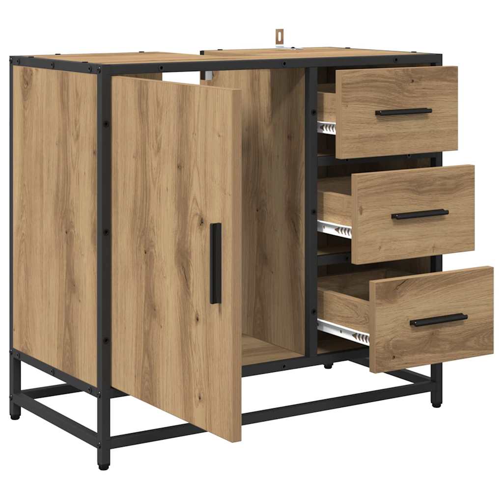Ντουλάπι Μπάνιου Artisan Oak 65 x 33 x 60 εκ Επεξεργασμένο ξύλο - Pakobazaar