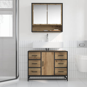 Ντουλάπι Μπάνιου Artisan Oak 80 x 33 x 60 εκ Επεξεργασμένο ξύλο - Pakobazaar