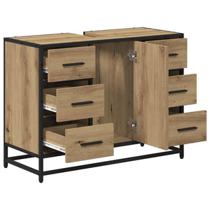 Ντουλάπι Μπάνιου Artisan Oak 80 x 33 x 60 εκ Επεξεργασμένο ξύλο - Pakobazaar