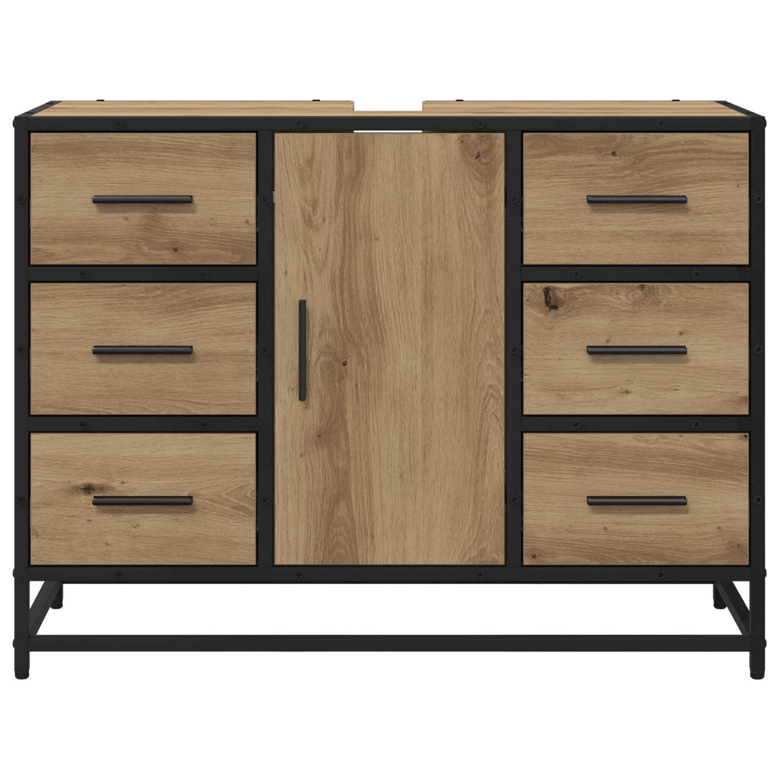 Ντουλάπι Μπάνιου Artisan Oak 80 x 33 x 60 εκ Επεξεργασμένο ξύλο - Pakobazaar