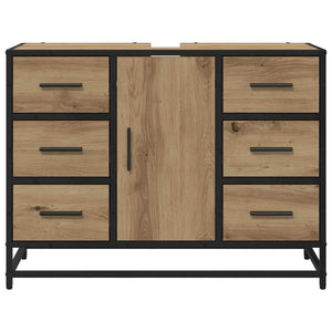 Ντουλάπι Μπάνιου Artisan Oak 80 x 33 x 60 εκ Επεξεργασμένο ξύλο - Pakobazaar