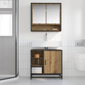 Ντουλάπι Μπάνιου Artisan Oak 65 x 33 x 60 εκ Επεξεργασμένο ξύλο - Pakobazaar