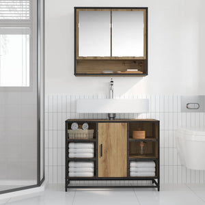 Ντουλάπι Μπάνιου Artisan Oak 80 x 33 x 60 εκ Επεξεργασμένο ξύλο - Pakobazaar