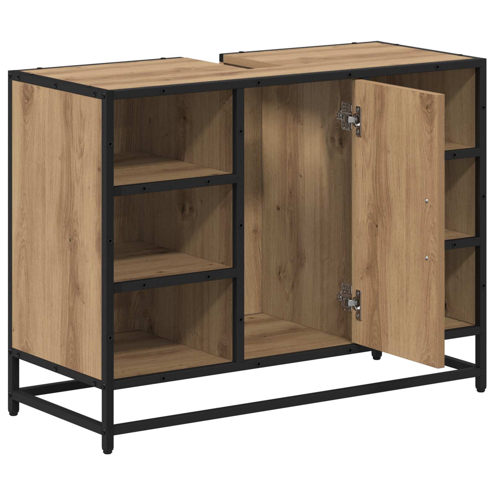 Ντουλάπι Μπάνιου Artisan Oak 80 x 33 x 60 εκ Επεξεργασμένο ξύλο - Pakobazaar