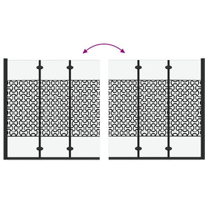 Καλυμμα Ντους Μαύρο και Διαφανές 130 x 130 cm σκληρυμένο γυαλί - Pakobazaar