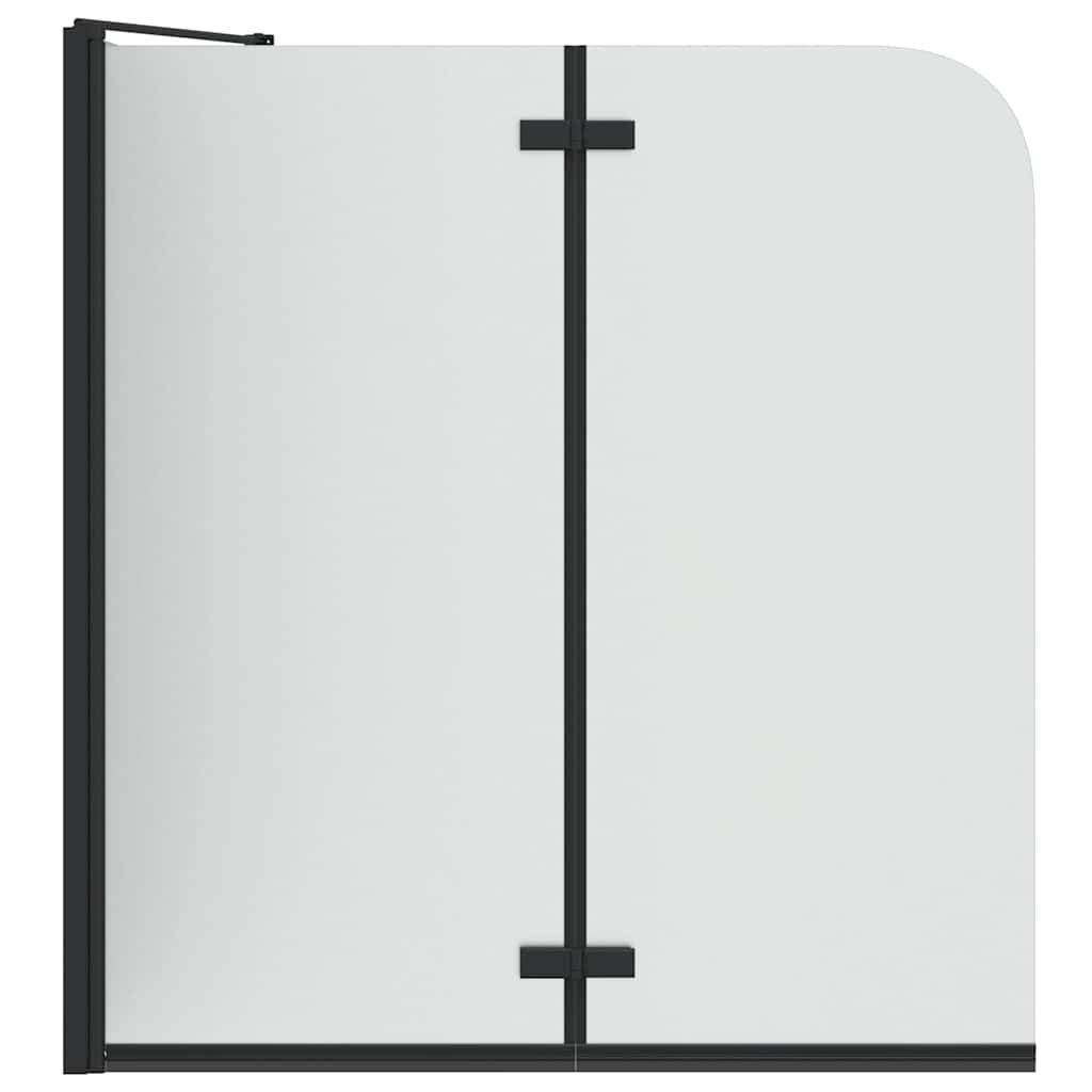 Καλυμμα Ντους Μαύρο 120 x 68 x 130 εκ. ESG Γυαλί και Αλουμίνιο - Pakobazaar