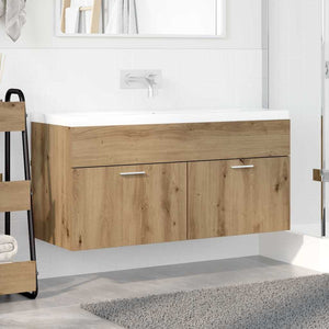 Ντουλάπι νιπτήρα με αποθήκευση Artisan Oak Επεξεργασμένο ξύλο - Pakobazaar