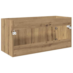 Ντουλάπι νιπτήρα με αποθήκευση Artisan Oak Επεξεργασμένο ξύλο - Pakobazaar
