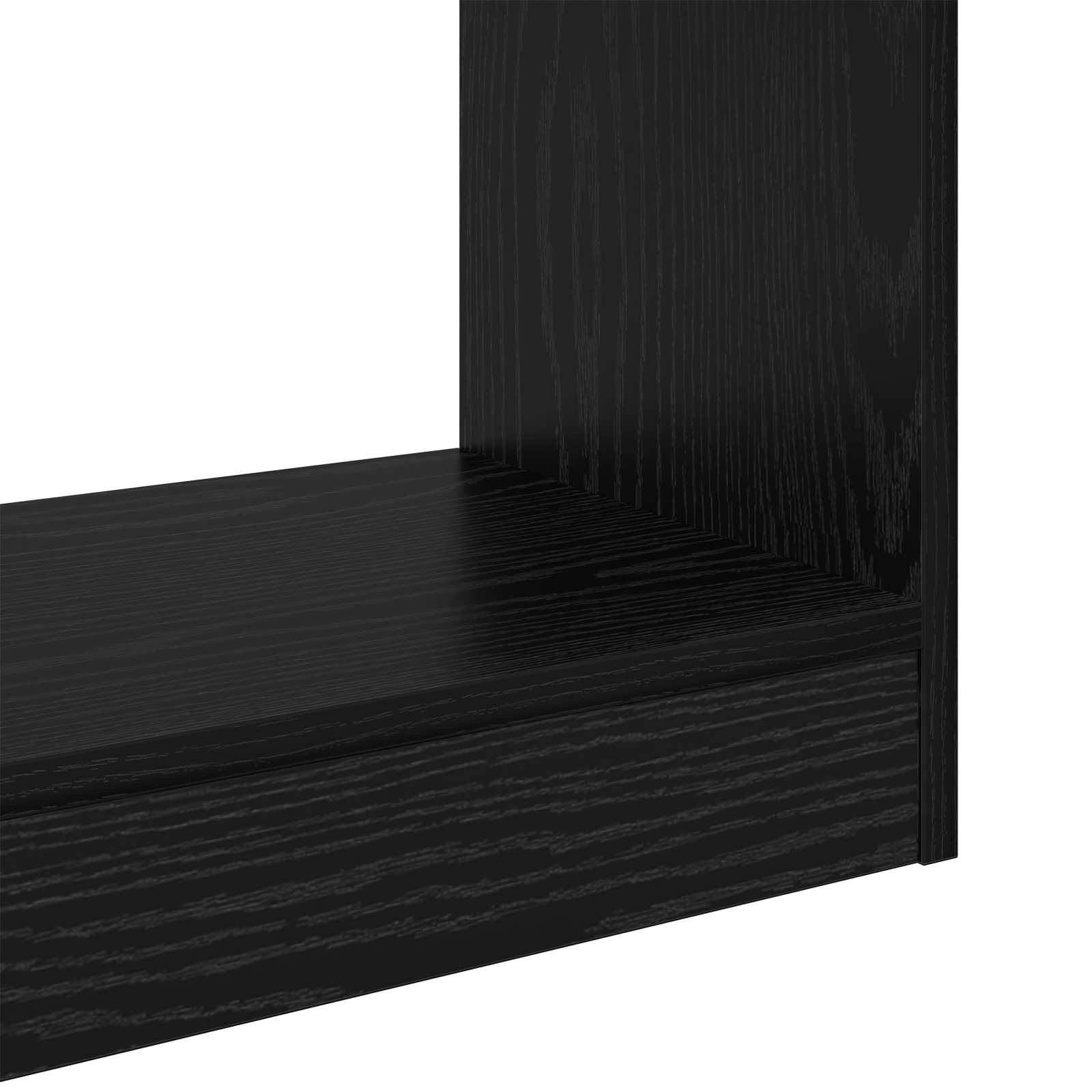 Βιβλιοθήκη Μαύρη δρυς 37 x 30 x 103 εκ Επεξεργασμένο ξύλο - Pakobazaar