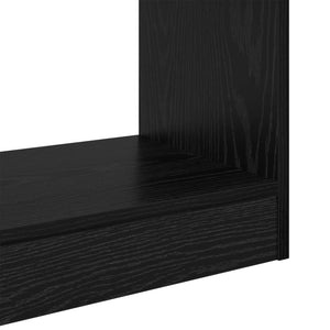 Βιβλιοθήκη Μαύρη Οξυά 60 x 30 x 72 εκ. Επεξεργασμένο ξύλο - Pakobazaar