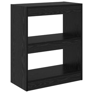Βιβλιοθήκη Μαύρη Οξυά 60 x 30 x 72 εκ. Επεξεργασμένο ξύλο - Pakobazaar