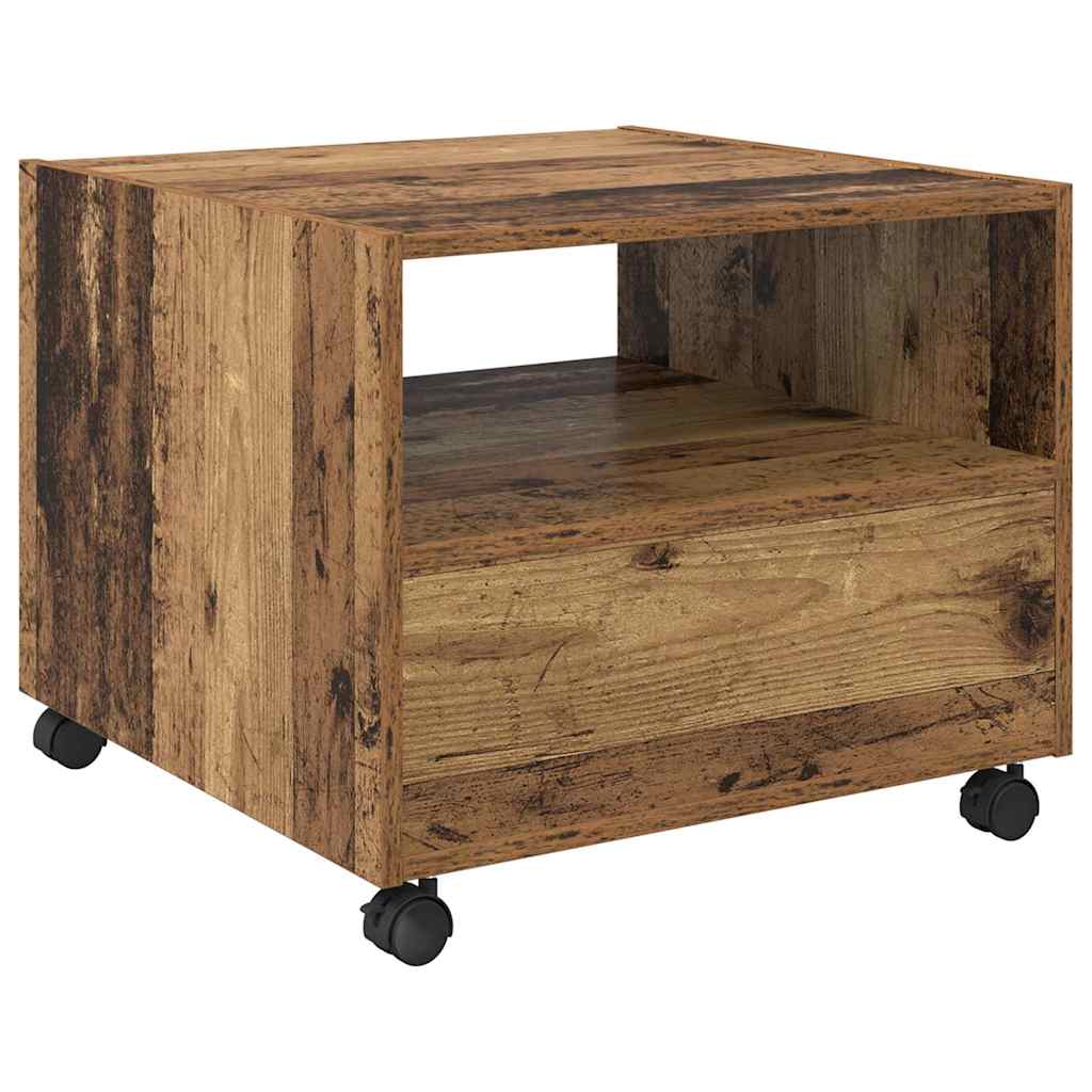 Τραπεζάκι σαλονιού Παλιό Ξύλο 55 x 55 x 45cm Επεξεργασμένο ξύλο