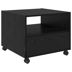 Τραπεζάκι σαλονιού Μαύρη Οξυά 55 x 55 x 45cm Επεξεργασμένο ξύλο - Pakobazaar