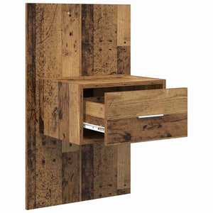 Κομοδίνο 2 pcs Παλιό ξύλο 50 x 32,5 x 80 εκ. Επεξεργασμένο ξύλο - Pakobazaar