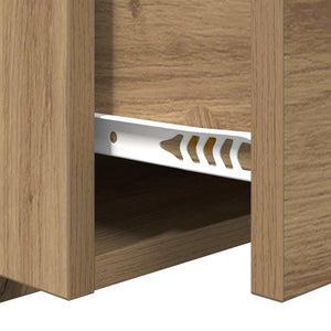 Κομοδίνο 2 τμχ. Artisan Oak 50 x 32,5 x 80 εκ.