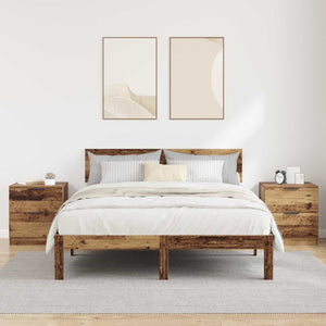 Κομοδίνο 2 pcs Παλιό ξύλο 45 x 39 x 50 εκ. Επεξεργασμένο ξύλο - Pakobazaar