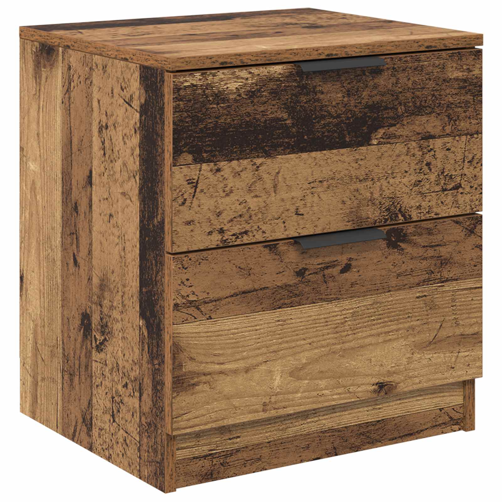 Κομοδίνο 2 pcs Παλιό ξύλο 45 x 39 x 50 εκ. Επεξεργασμένο ξύλο - Pakobazaar