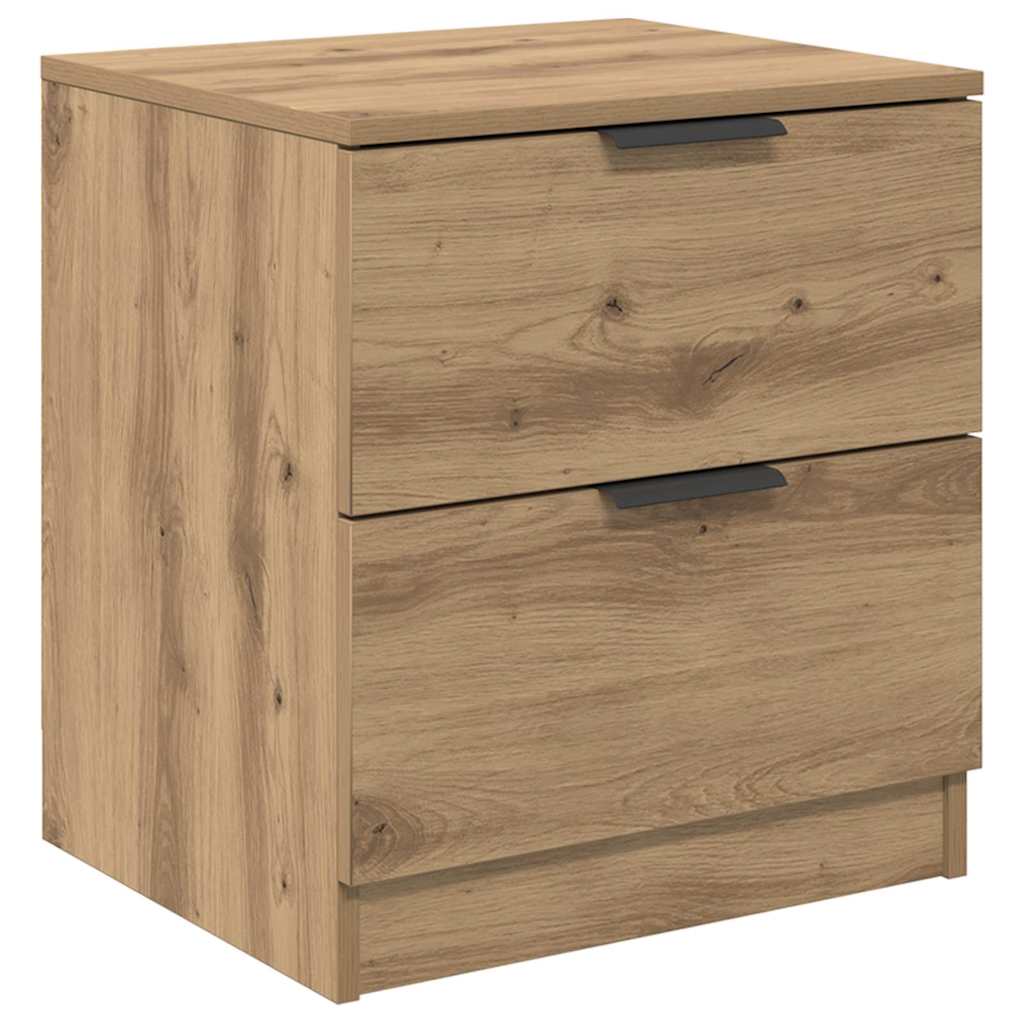 Κομοδίνο 2 pcs Artisan Oak 45 x 39 x 50 εκ. Επεξεργασμένο ξύλο