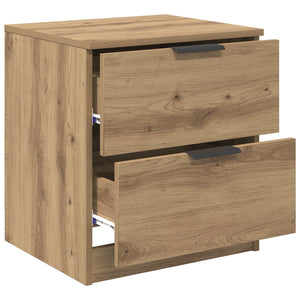 Κομοδίνο 2 pcs Artisan Oak 45 x 39 x 50 εκ. Επεξεργασμένο ξύλο - Pakobazaar