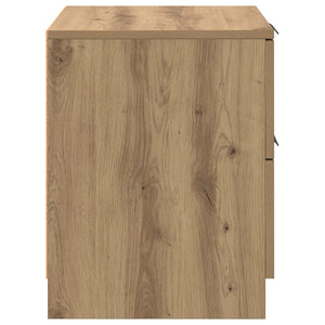Κομοδίνο 2 pcs Artisan Oak 45 x 39 x 50 εκ. Επεξεργασμένο ξύλο - Pakobazaar