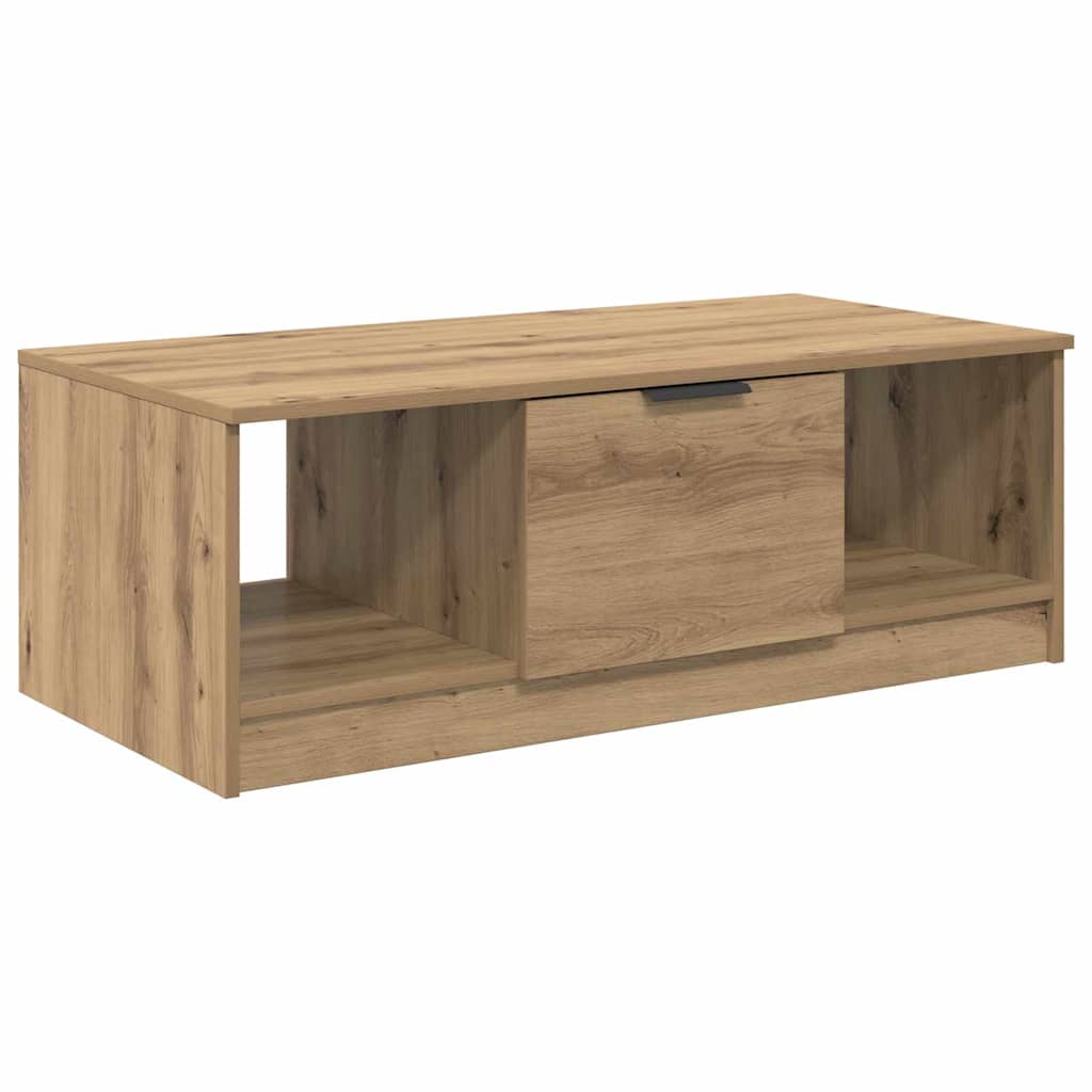 Τραπεζάκι σαλονιού με συρτάρι Artisan Oak 102 x 50 x 36cm