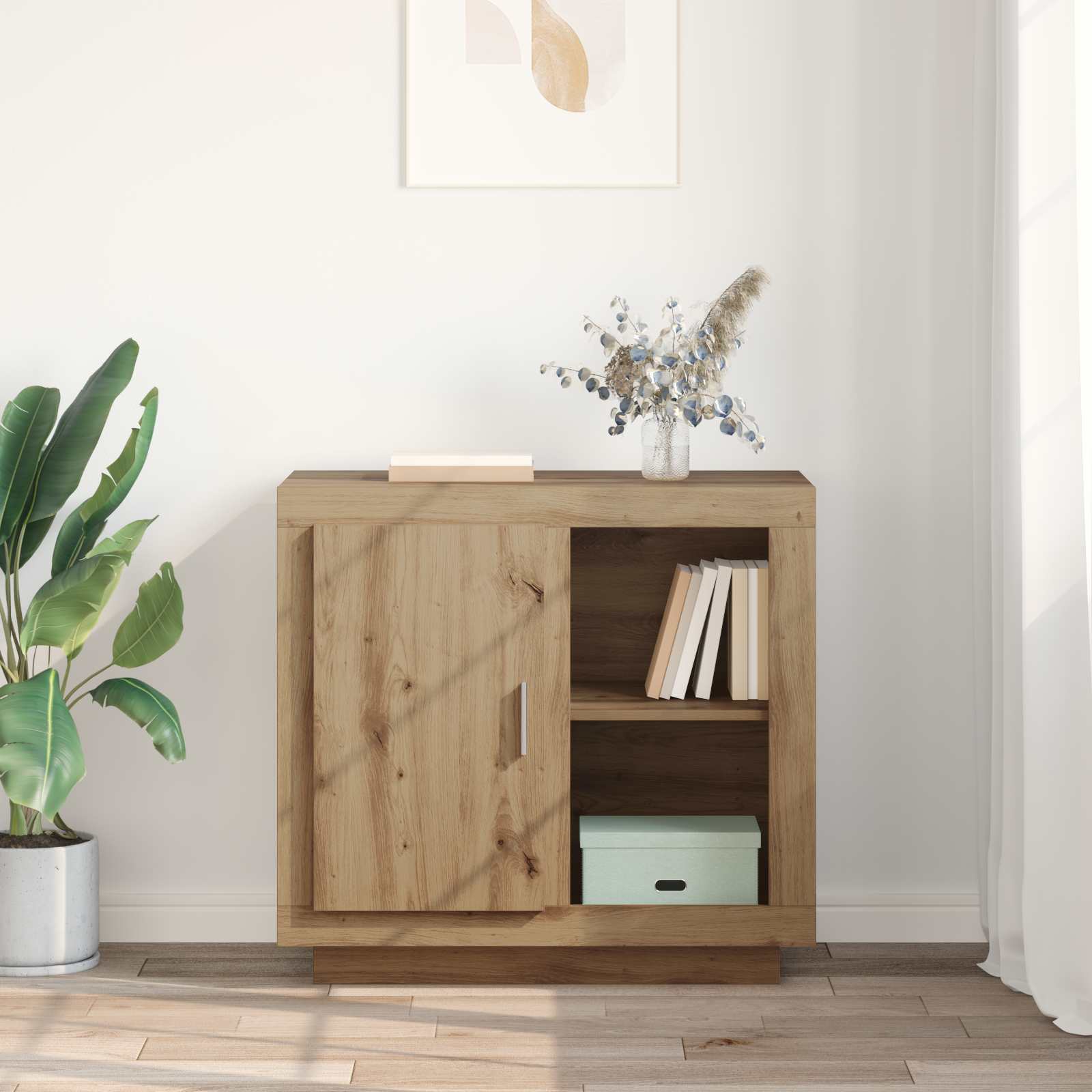 Πλαϊνό γραφείο Artisan Oak 80 x 40 x 75 εκ. Επεξεργασμένο ξύλο - Pakobazaar