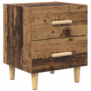 Ντουλάπι κρεβατιού 2 τμχ. Παλιό ξύλο 40 x 35 x 47.5cm