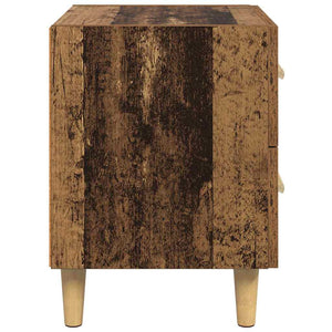 Ντουλάπι κρεβατιού 2 τμχ. Παλιό ξύλο 40 x 35 x 47.5cm
