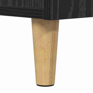 Ντουλάπι κρεβατιού 2 τμχ. Μαύρη Οξυά 40 x 35 x 47.5cm