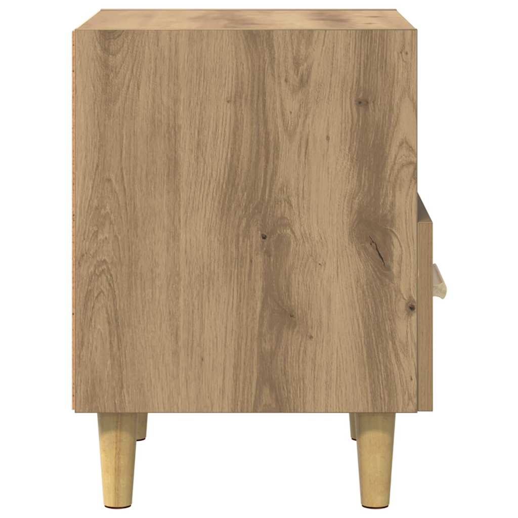 Κομοδίνο 2 pcs Artisan Oak 40 x 35 x 47 εκ. Επεξεργασμένο ξύλο