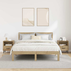 Κομοδίνο 2 pcs Artisan Oak 40 x 35 x 47,5 εκ Επεξεργασμένο ξύλο - Pakobazaar
