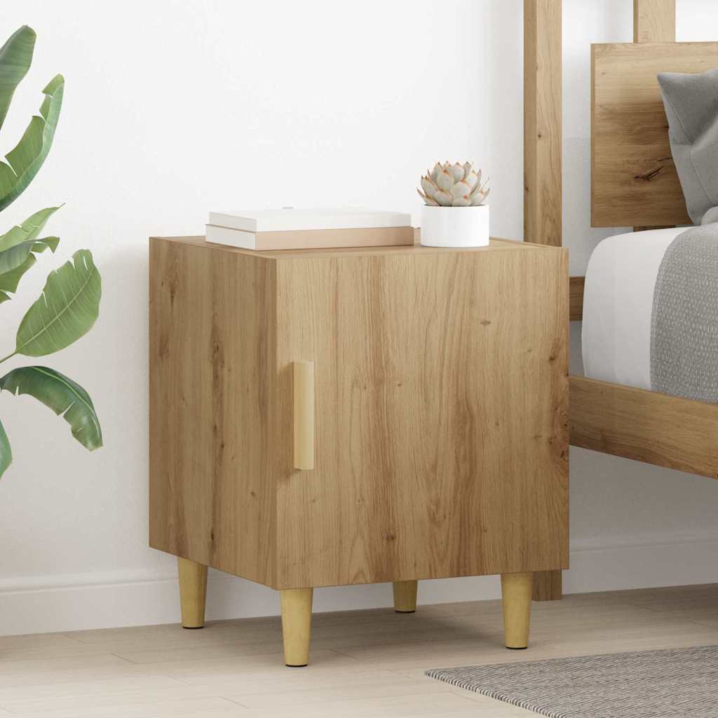 Κομοδίνο 2 pcs Artisan Oak 40 x 40 x 50 cm Επεξεργασμένο ξύλο