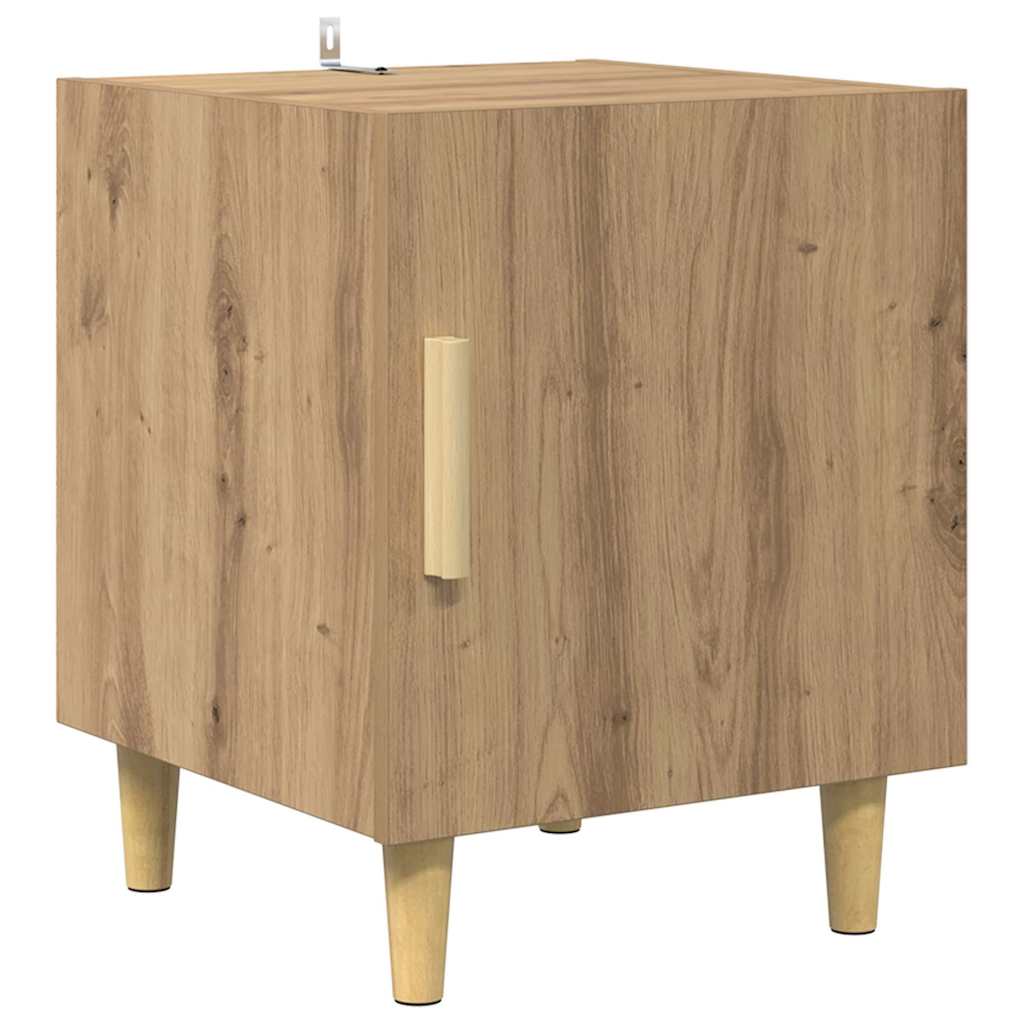 Κομοδίνο 2 pcs Artisan Oak 40 x 40 x 50 cm Επεξεργασμένο ξύλο
