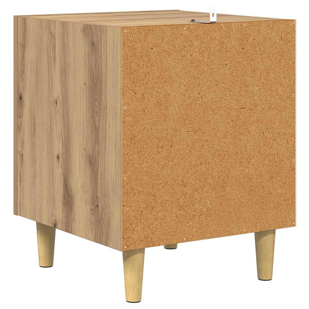 Κομοδίνο 2 pcs Artisan Oak 40 x 40 x 50 cm Επεξεργασμένο ξύλο