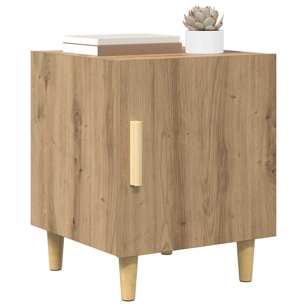Κομοδίνο 2 pcs Artisan Oak 40 x 40 x 50 cm Επεξεργασμένο ξύλο