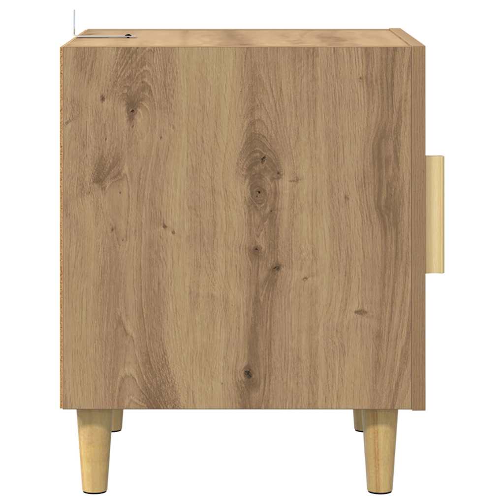 Κομοδίνο 2 pcs Artisan Oak 40 x 40 x 50 cm Επεξεργασμένο ξύλο