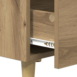 Κομοδίνο Artisan Oak 40 x 40 x 66 εκ. Επεξεργασμένο ξύλο - Pakobazaar